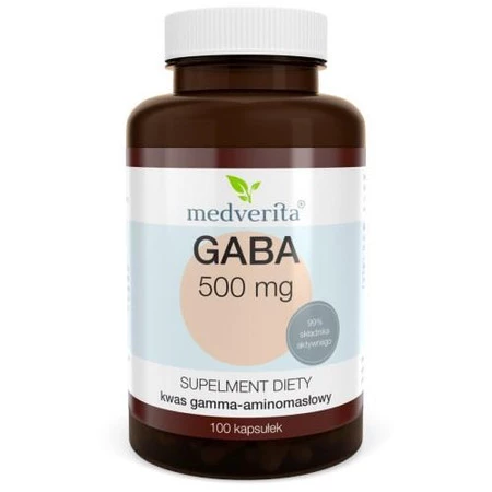 Medverita Gaba 500 mg 100 k obniża kortyzol