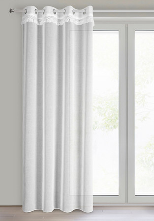 FIRANA GOTOWA KIRA 1 140 X 250 CM BIAŁY