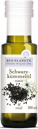 BIO PLANETE OLEJ Z CZARNUSZKI TŁOCZONY NA ZIMNO BIO 100 ml