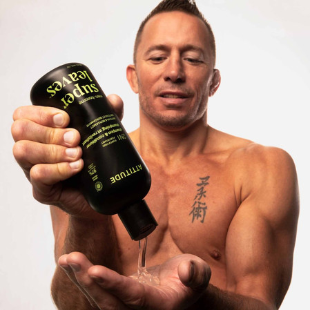 Attitude SUPER LEAVES MEN, Wzmacniający szampon i odżywka do włosów 2w1 dla mężczyzn - Bergamotka i matcha, 415 ml