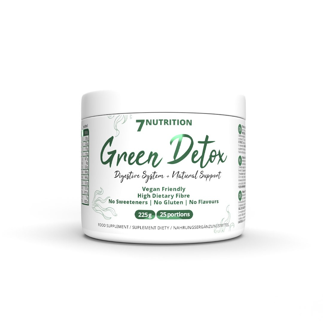 7Nutrition Green Detox wsparcie oczyszczenia organizmu 225g - Nabea.pl