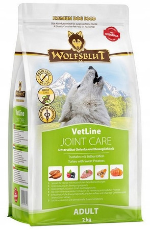 Wolfsblut Dog VetLine Joint Care – indyk i bataty 2 kg – dieta weterynaryjna wspierająca stawy