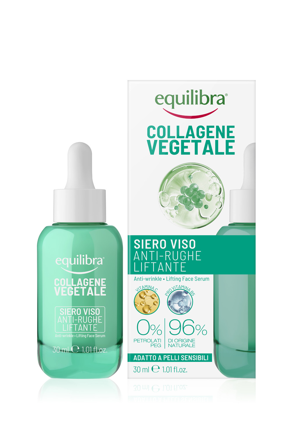 Equilibra Serum liftingujące przeciw zmarszczkom z kolagenem roślinnym 30ml - Nabea.pl