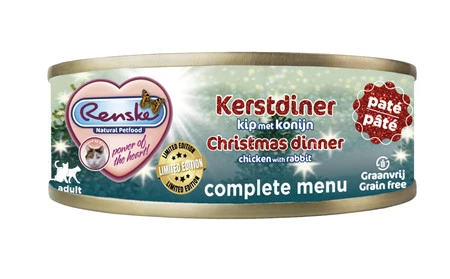 RENSKE CAT CHRISTMAS DINNER - kurczak z królikiem (70g)