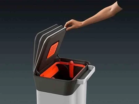 JJ - Kosz na śmieci 30l Titan, stalowy