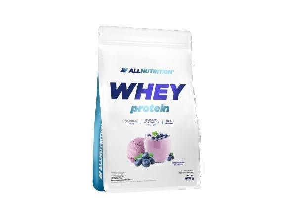 Allnutrition Whey protein 908 g Blueberry białko