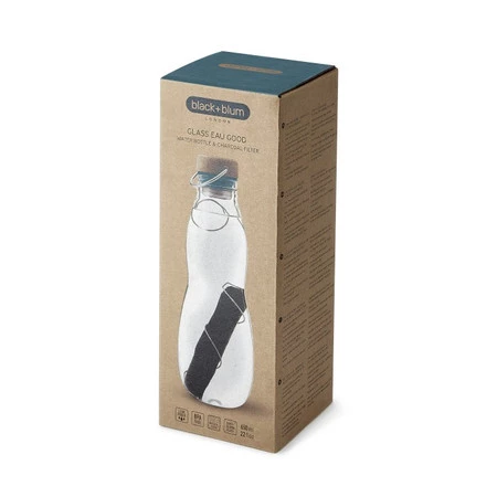 BB-Butelka na wodę EAU GOODw pokrowcu+filtr morska