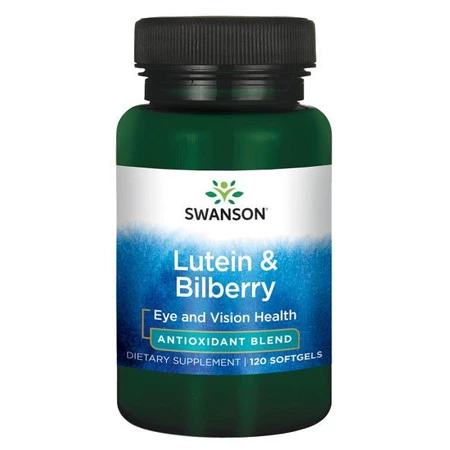 SWANSON Lutein & Bilberry 120sgels. - Luteina i borówka