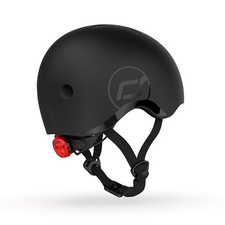 SCOOTANDRIDE Kask S-M dla dzieci 3+ lat Black
