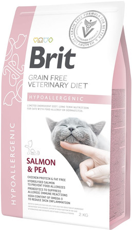 BRIT GF Veterinary Diet HYPOALLERGENIC Cat 2kg