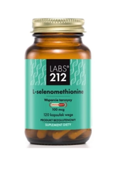 Labs212 L-Selenomethionine Selenium SeLECT® aktywna forma selenu wspierająca tarczycę i odporność 120 kaps. wege
