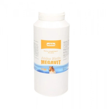 MIKITA MEGAVIT Amino Biotin Witaminy dla psów na sierść 400tabl