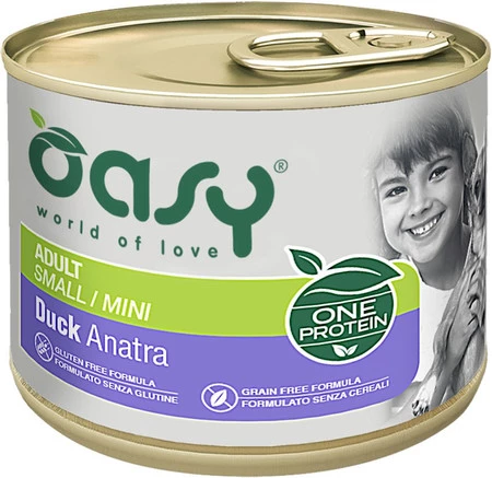 OASY Dog OAP Adult Small / Mini Duck Kaczka 200g