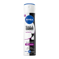 Black&White Invisible Authentic antyperspirant spray 150ml