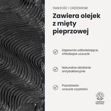 Georganics, Mineralna pasta do zębów w słoiku, bez fluoru, do codziennej pielęgnacji, z aktywnym węglem, 60 ml