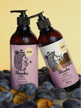 Yope Śliwka & Szafran – naturalne mydło do rąk 500ml