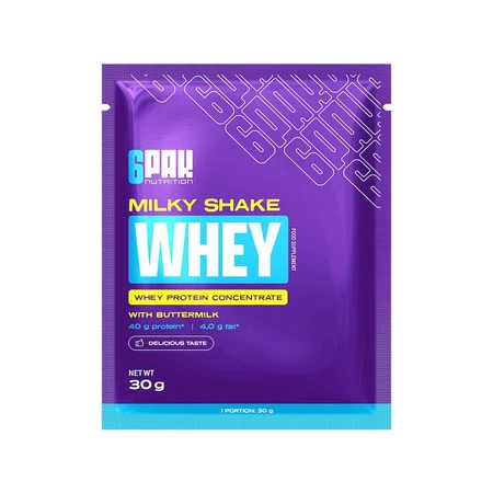 6PAK MILKY SHAKE WHEY 30g VANILLA