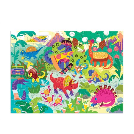 Mudpuppy Puzzle sensoryczne z elementami zapachowymi Pizzasaurus 60 elementów 4+