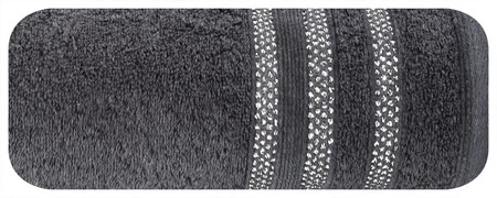 Ręcznik Judy (05), 70 x 140 cm, Czarny