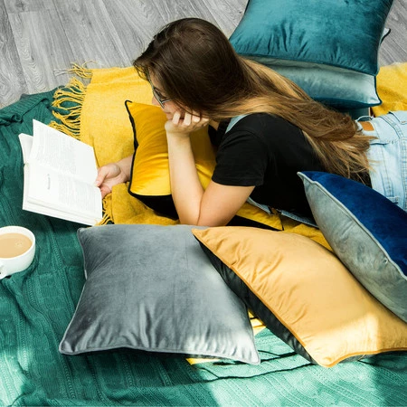 POSZEWKA MEL 2 40 X 40 CM SZAŁWIOWY