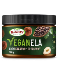 Targroch Krem VEGANELA  z orzechów laskowych i kakao 300g