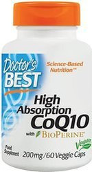 Koenzym Q10 200 mg i Piperyna BioPerine - Vegan (60 kaps.)