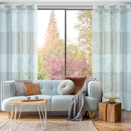 ZASŁONA GOTOWA ESTERI 140 X 250 CM NIEBIESKI