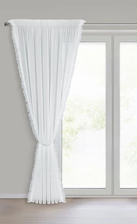 Firana gotowa Agness na Taśmie 140 x 270 cm, Biały