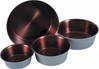ZOLUX Miska antypoślizgowa Inox Copper 2,7 l