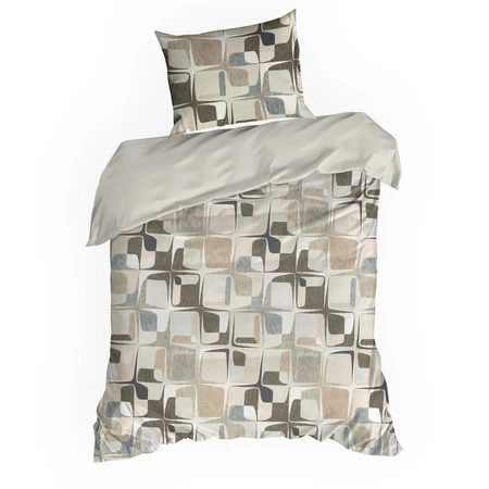 Komplet pościeli satynowej Spring 36, 220 x 200 cm, Beżowy