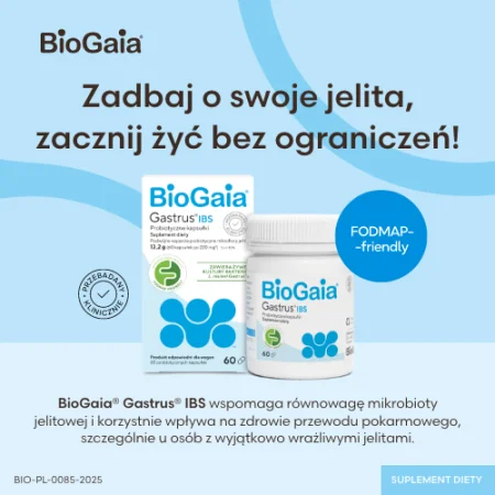 BioGaia Gastrus IBS L. reuteri Gastrus® 60 kaps.