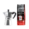 Zestaw Bialetti Moka Express kawiarka 6tz + kawa Perfetto Moka Classico 250g