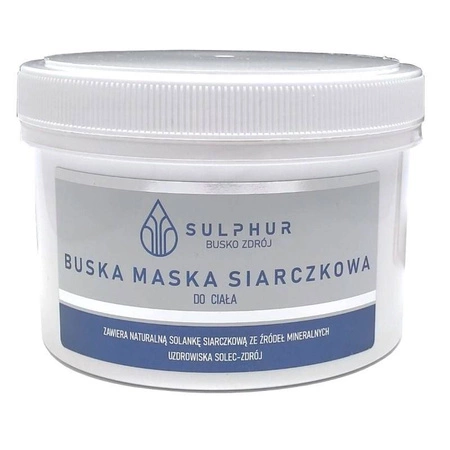 Sulphur − Buska maska siarczkowa do ciała − 200 g