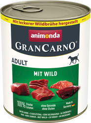 ANIMONDA Grancarno ADULT Dziczyzna 800g