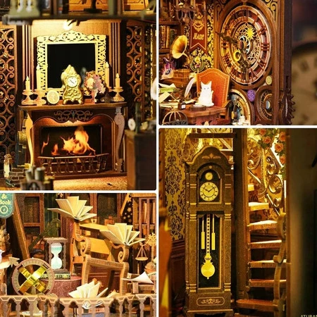 Habarri Book Nook DIY Świątynia wiedzy