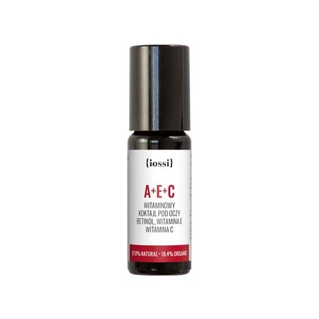 Iossi, A+E+C, witaminowy koktajl pod oczy z retinolem oraz witaminami E i C, 10 ml