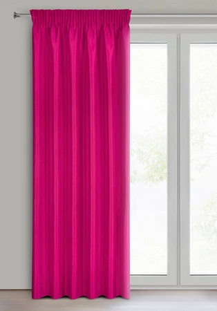 ZASŁONA GOTOWA RITA NA TAŚMIE 140 X 270 CM AMARANTOWY