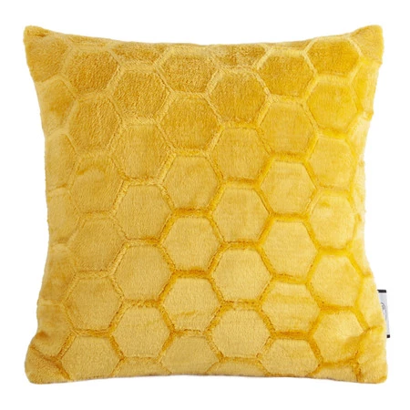 Poszewka 40 x 40 cm  musztardowy