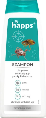 HAPPS - szampon przeciw pchłom dla psów 250ml