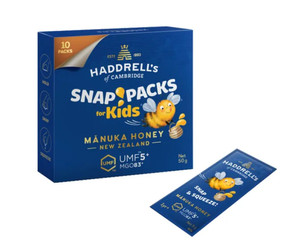 Haddrell's Snap Pack Kids Miód Manuka UMF 5+ MGO83+ 50 g