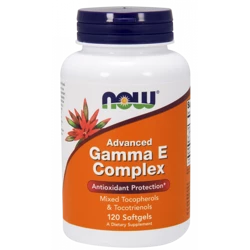 Gamma E Complex - Witamina E mieszane Tokoferole i Tokotrienole (120 kaps.)
