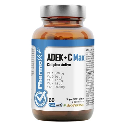 Pharmovit Clean Label ADEK C Max Complex Active 60 kaps.