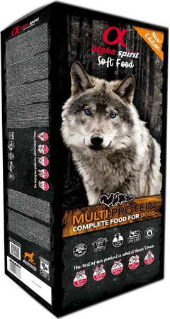 Alpha Spirit Multiprotein -  karma półmiękka dla psa - 9kg