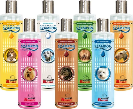 SUPER BENO Premium Szampon o jasnej sierści 250ml