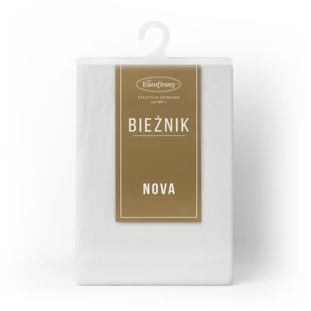 OBRUS MELINDA 40 X 140 CM BIAŁY