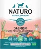 NATURO Adult Dog GF Łosoś Ziemniaki Warzywa tacka 400g