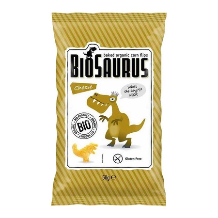 BioSaurus − Chrupki kukurydziane Dinozaury bezgl. BIO − 50 g