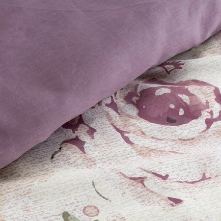 Komplet pościeli satynowej Spring 27, 220 x 200 cm, Biały