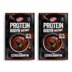 Zestaw: 2x Celiko Budyń proteinowy o smaku czekoladowym bezglutenowy 40 g