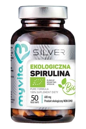 Myvita Silver Spirulina  Bio 50  K Oczyszczanie